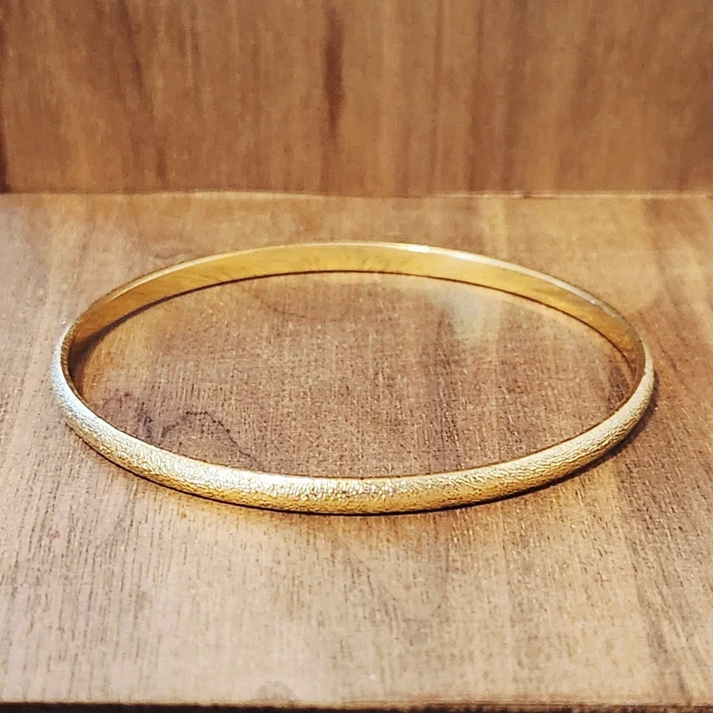 Gold Leopard‎ Print Monstera Leaf Cuff and Textured Bangle Bracelet Set 2pc